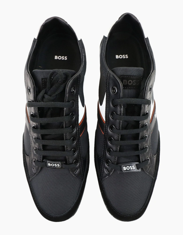 Hugo Boss Saturn Low Top Trainer Black 008