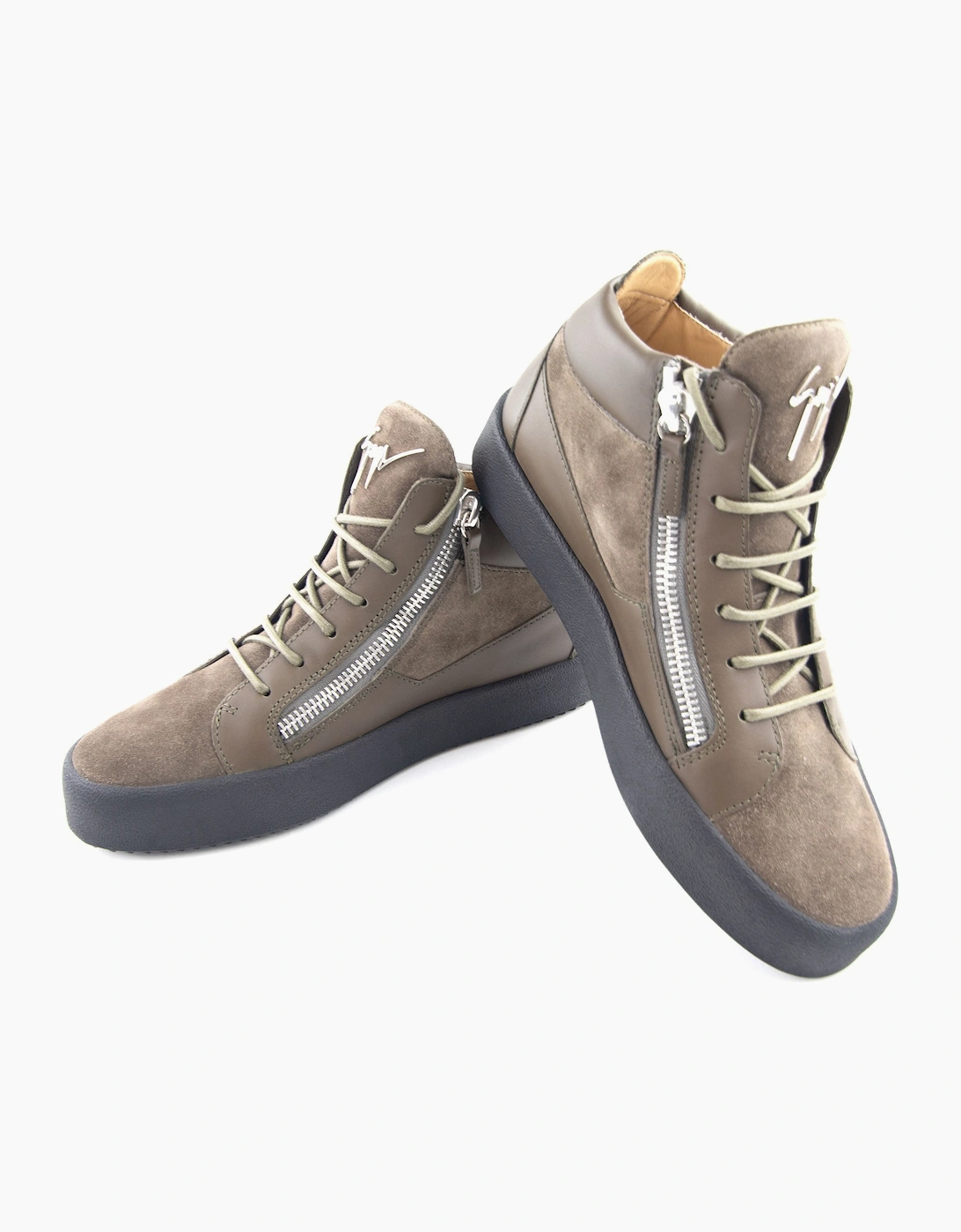 Giuseppe Zanotti Kriss Suede Mid-top Brown