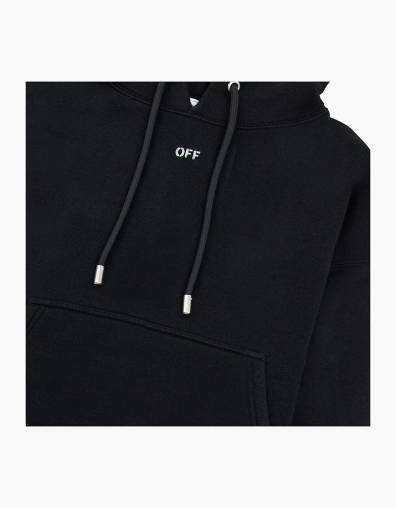 Off White Vibe Arrow Skate Hoodie Black/aqua