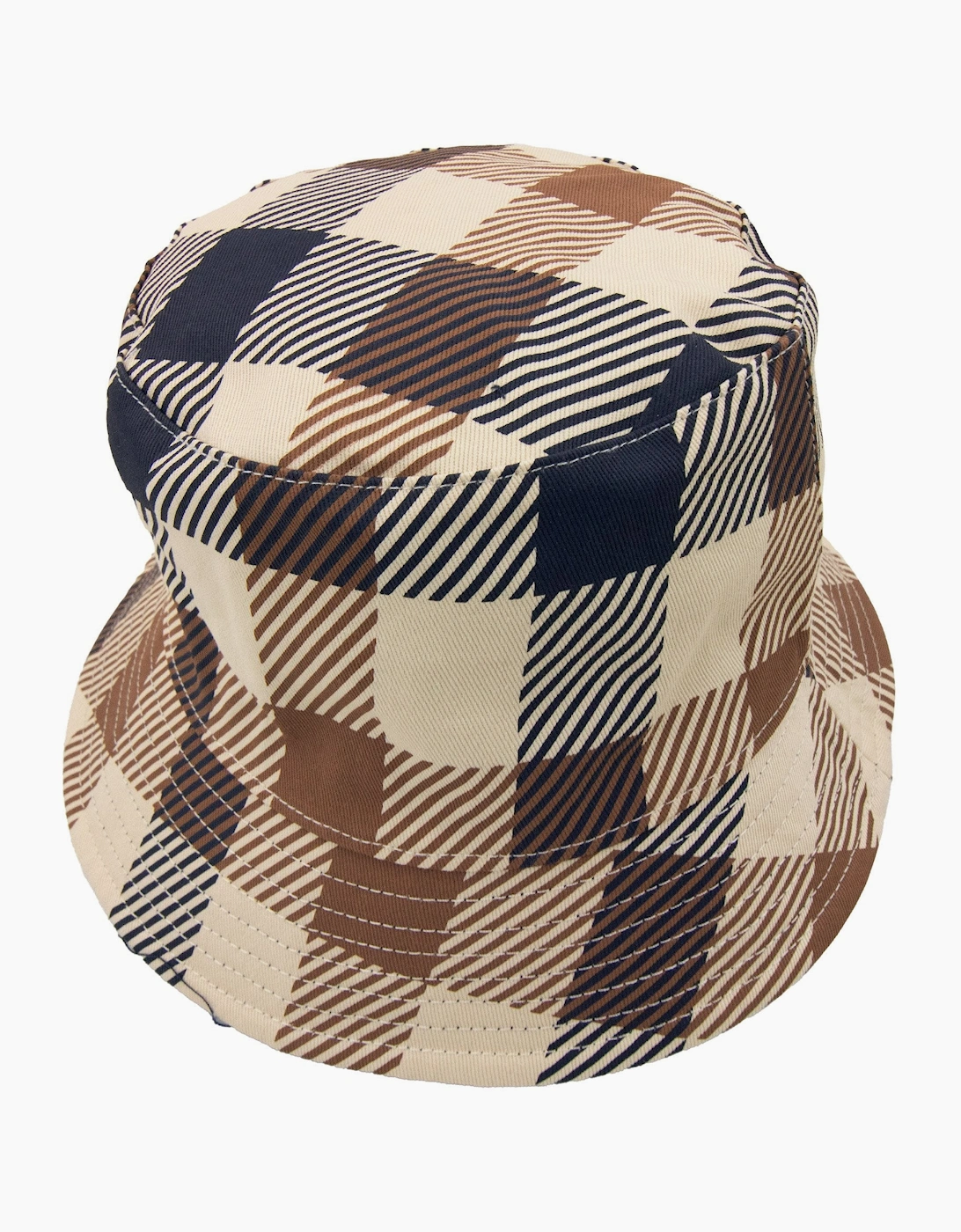 Aquascutum Macro Iconic Reversible Bucket Hat Macro Check 30
