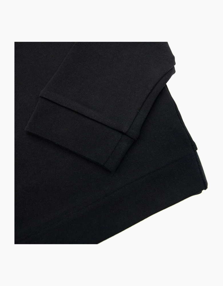 Hugo Boss Salbo Curved Logo Sweatshirt Black 001