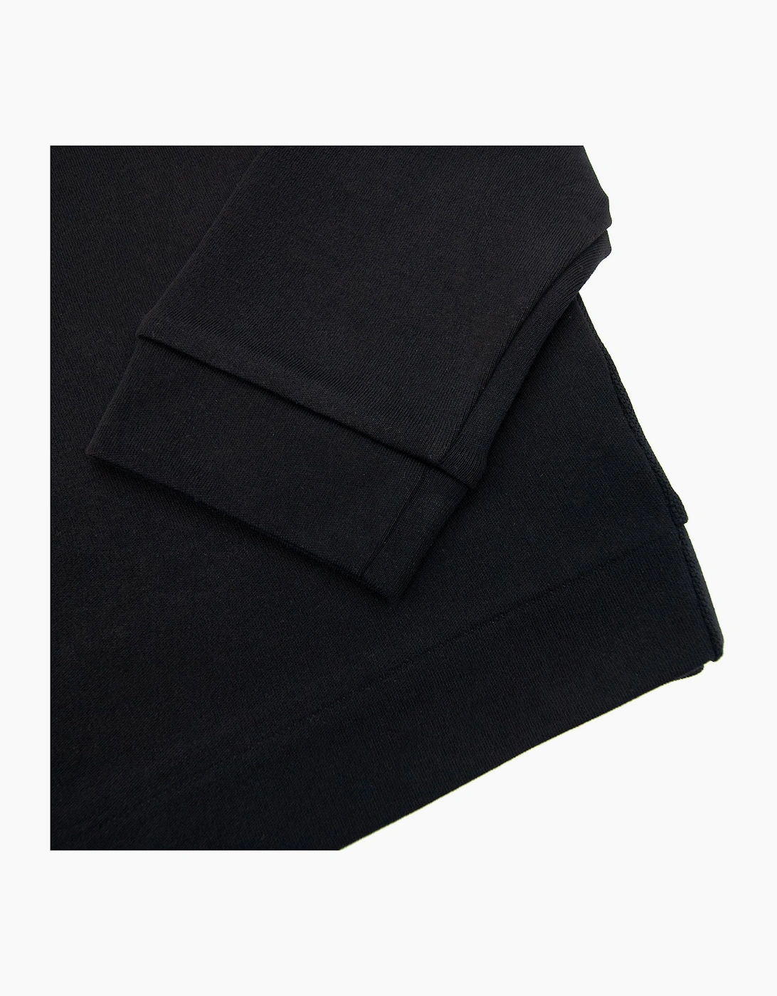 Hugo Boss Salbo Curved Logo Sweatshirt Black 001