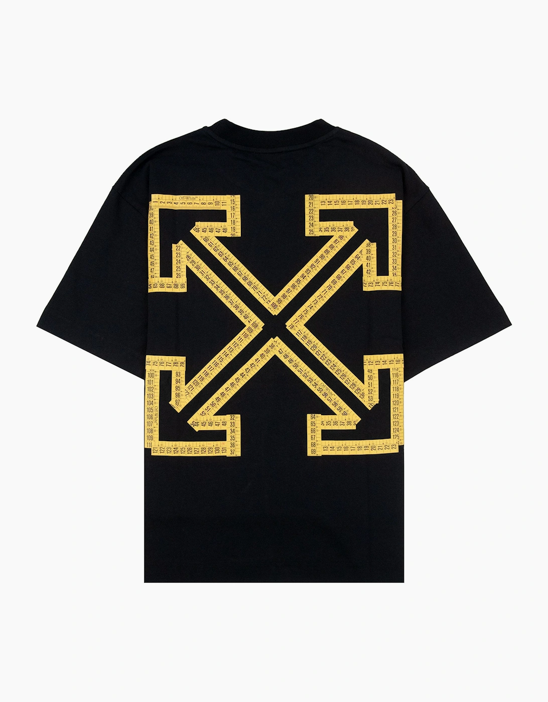Off White Tape Arrow Skate S/s T-shirt Black/yellow