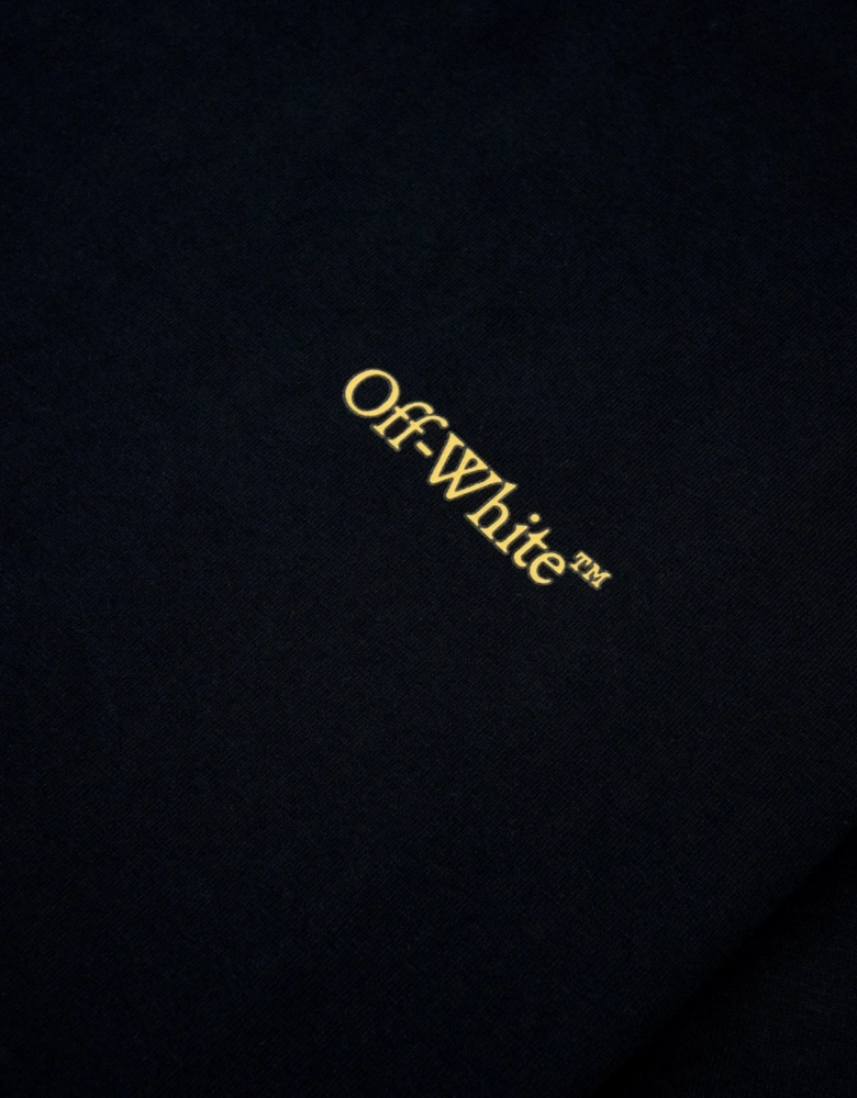 Off White Tape Arrow Skate S/s T-shirt Black/yellow