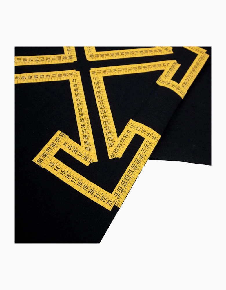 Off White Tape Arrow Skate S/s T-shirt Black/yellow