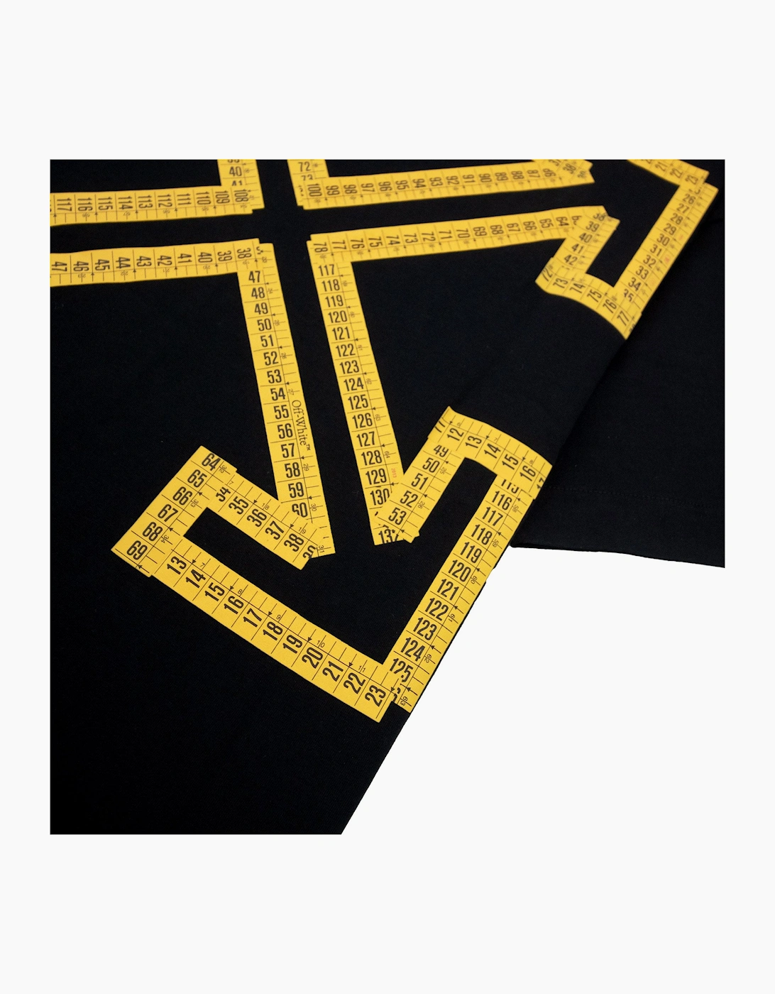 Off White Tape Arrow Skate S/s T-shirt Black/yellow