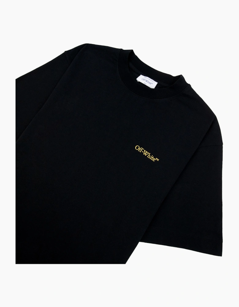 Off White Tape Arrow Skate S/s T-shirt Black/yellow
