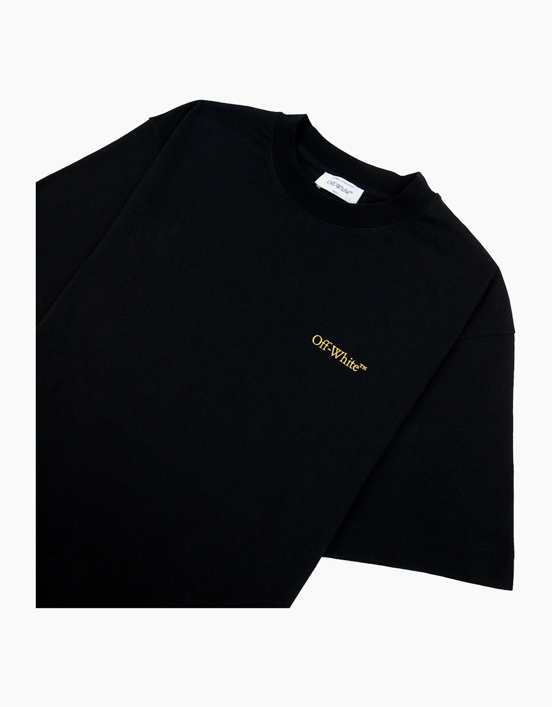 Off White Tape Arrow Skate S/s T-shirt Black/yellow