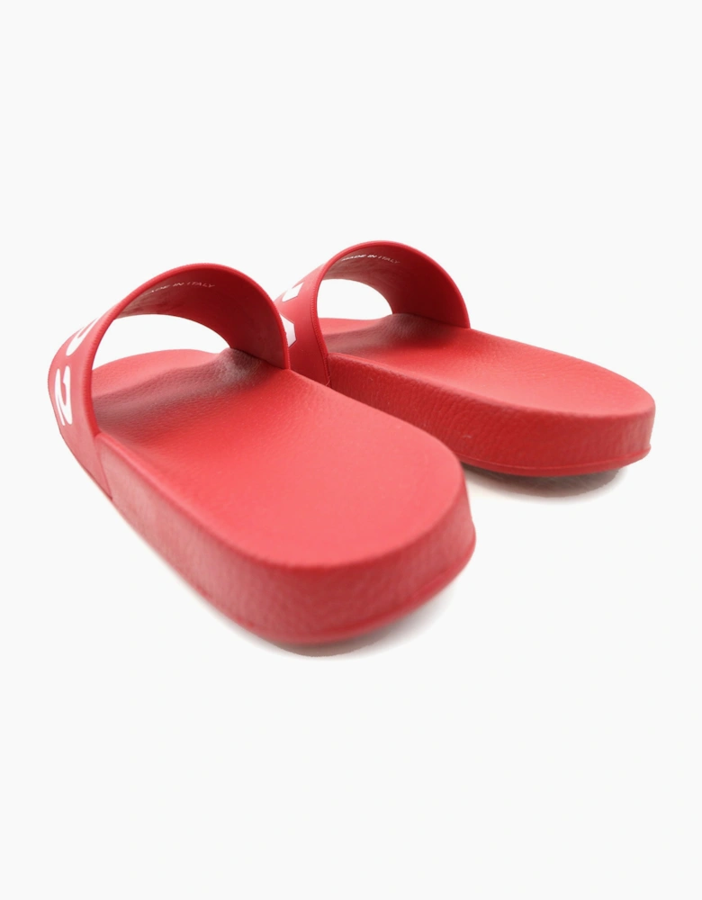 Dsquared2 Logo Sliders Red/white
