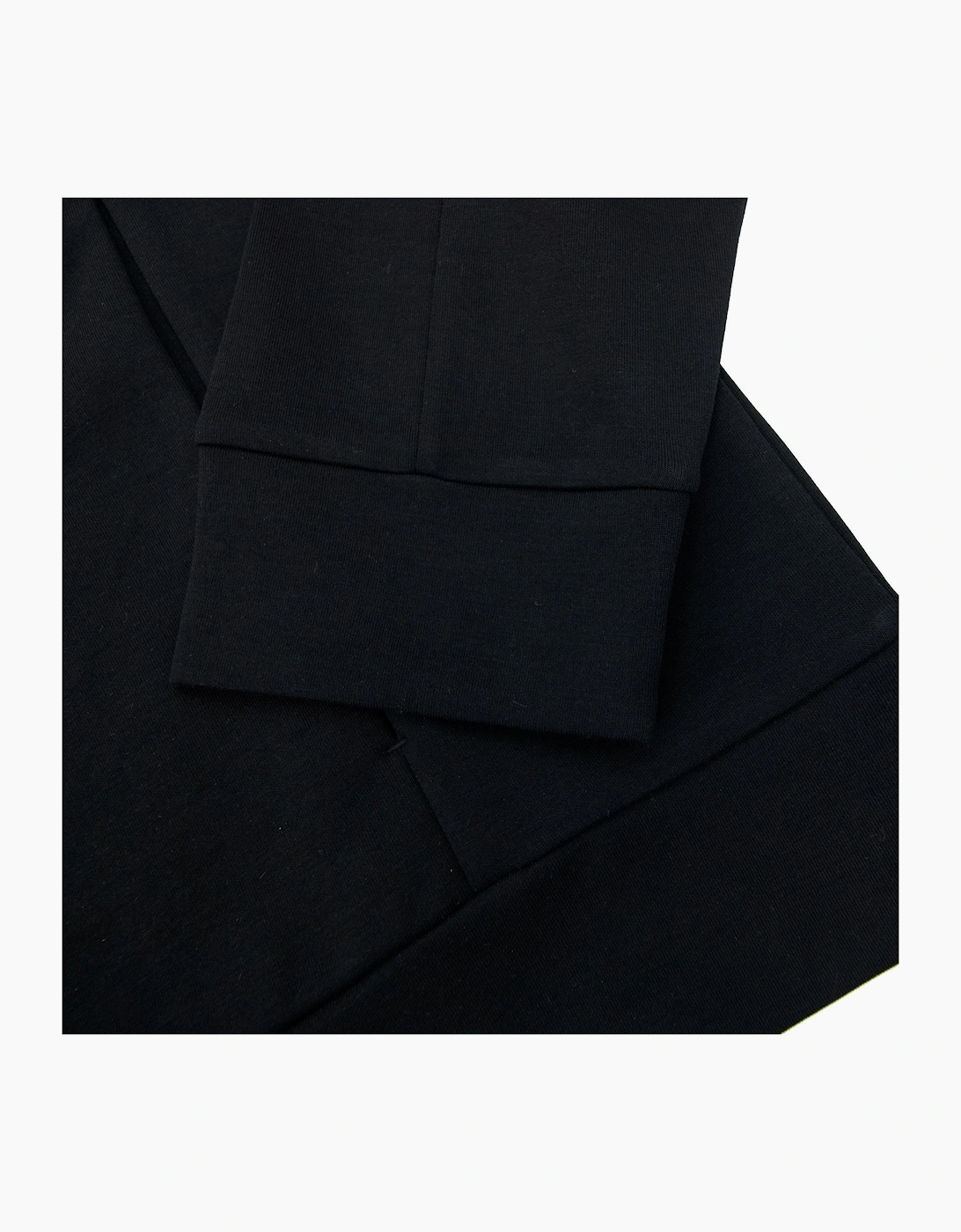 Hugo Boss Saggy 1 Block Logo Zip Up Hoody Black 001