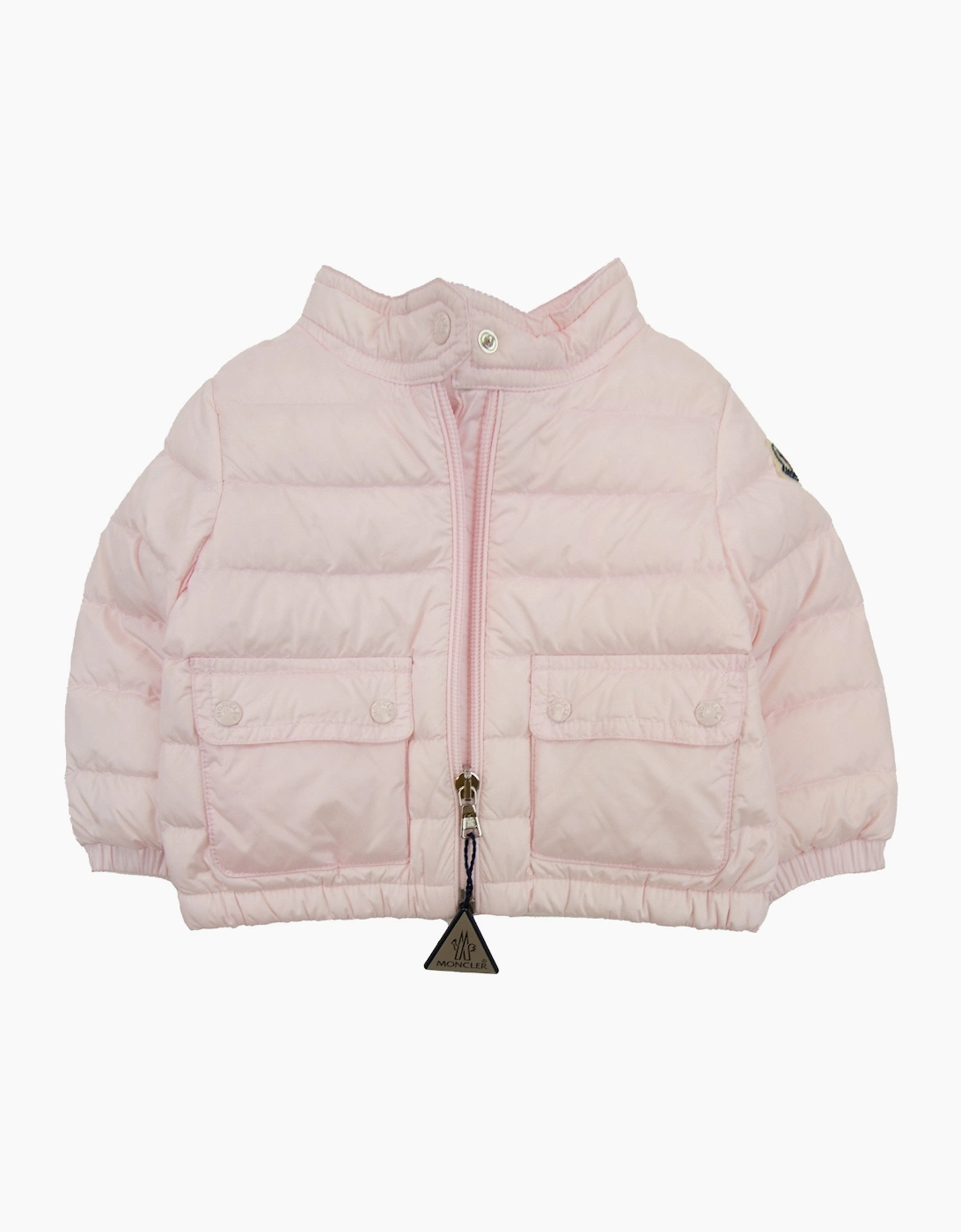 Moncler Junior Lans Down Jacket Pink