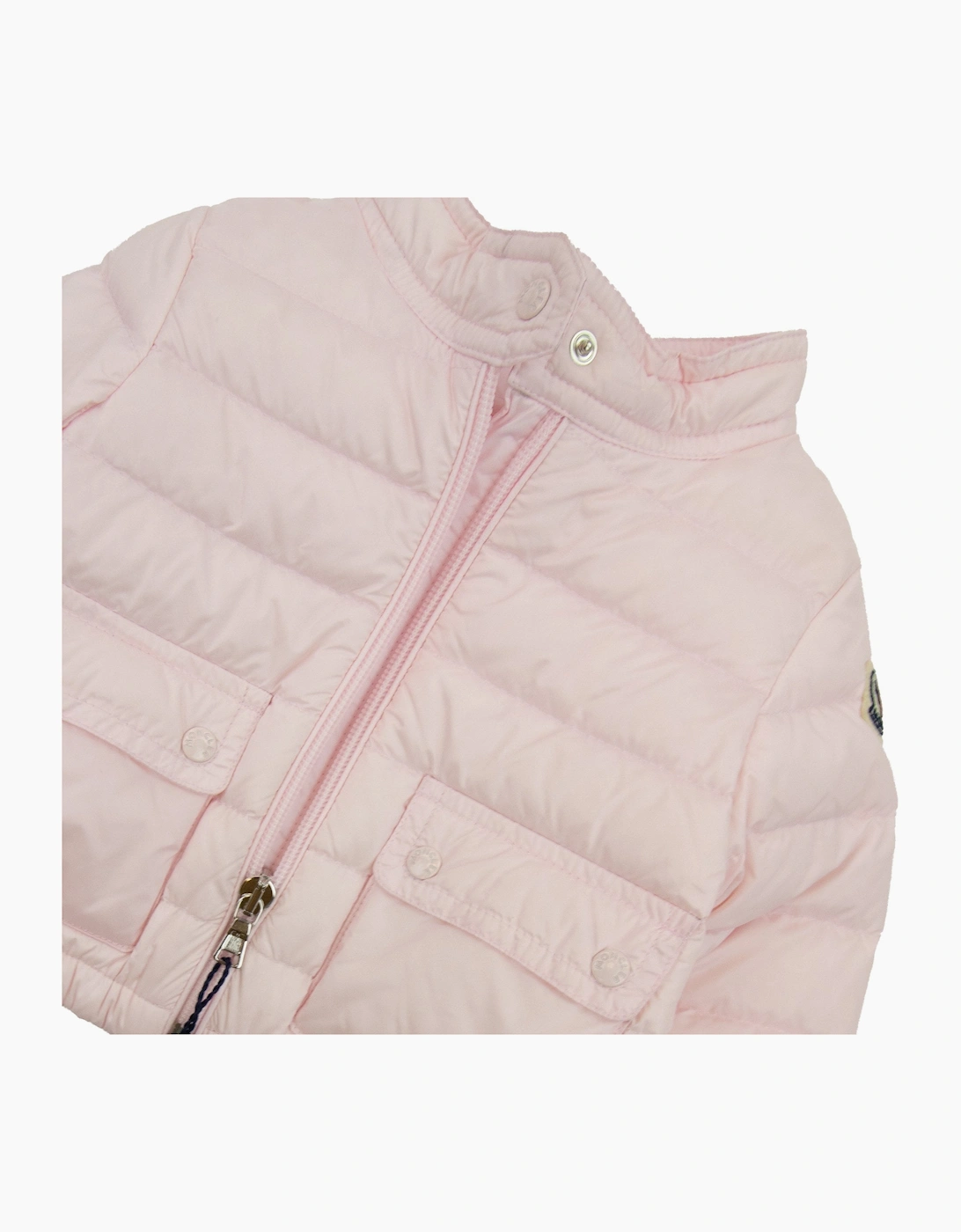 Moncler Junior Lans Down Jacket Pink