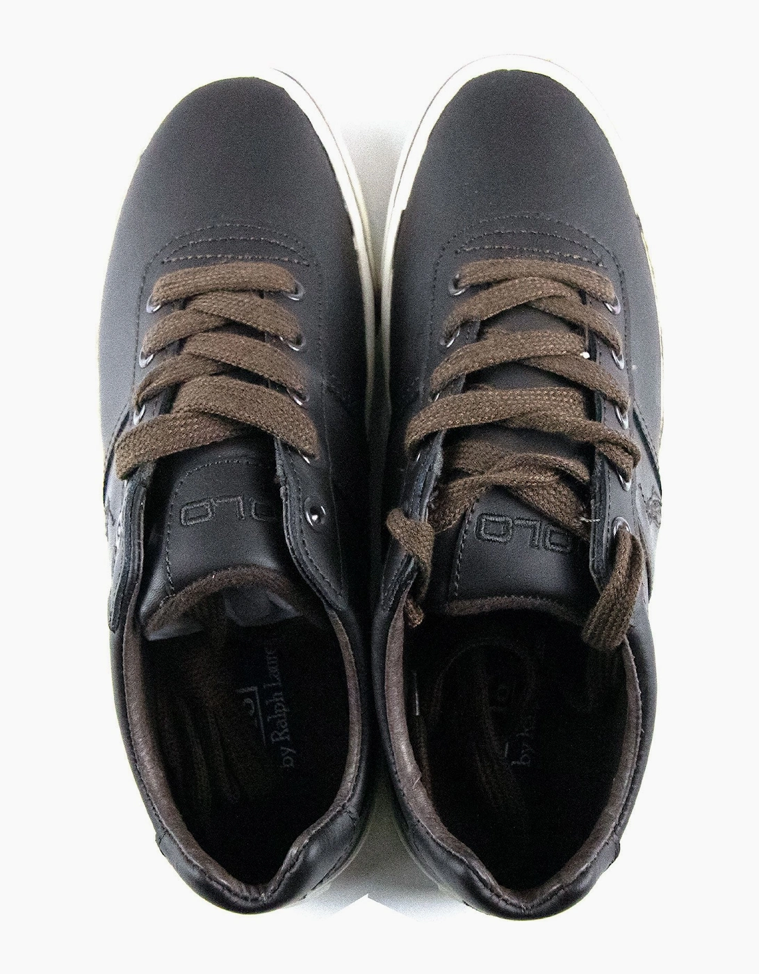 Polo Ralph Lauren Hanford Low Trainers Dark Brown