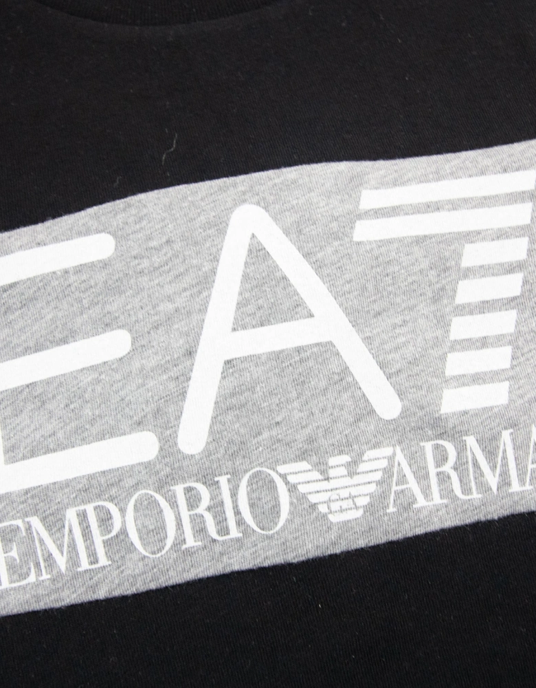 Ea7 Junior Logo L/s T Shirt Black