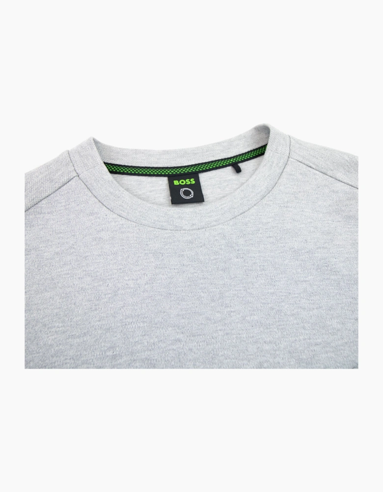 Hugo Boss Salbo Curved Logo Sweatshirt Grey 059