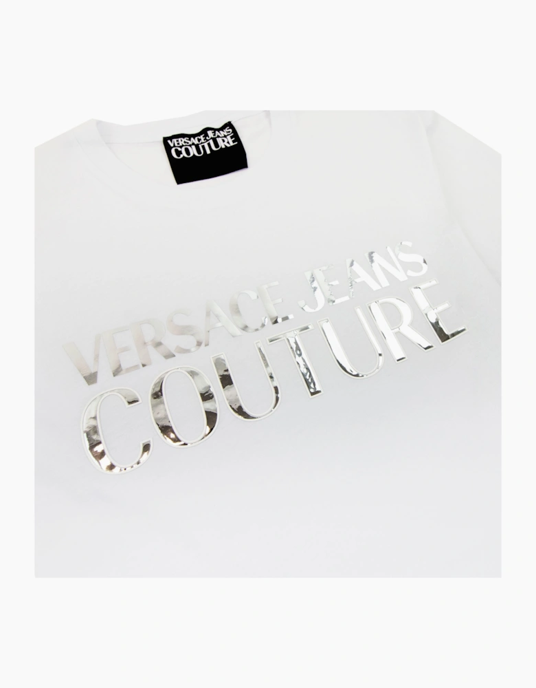 Versace Jeans Couture Logo T Shirt White/silver