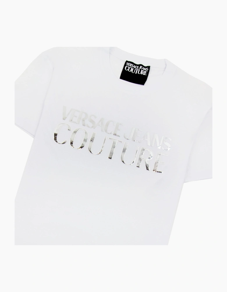 Versace Jeans Couture Logo T Shirt White/silver