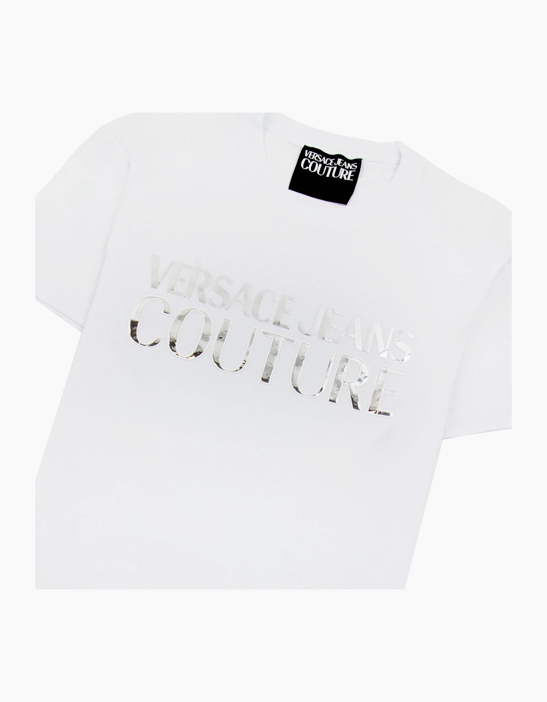 Versace Jeans Couture Logo T Shirt White/silver