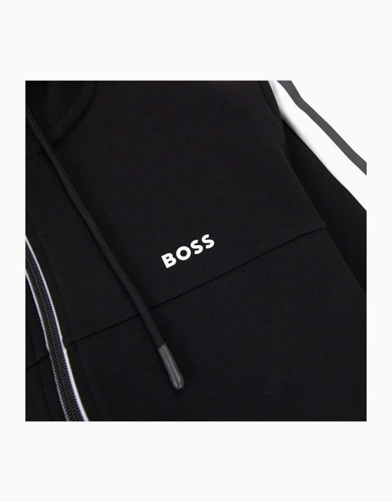 Hugo Boss Saggy 1 Hoody Side Stripes Black 001