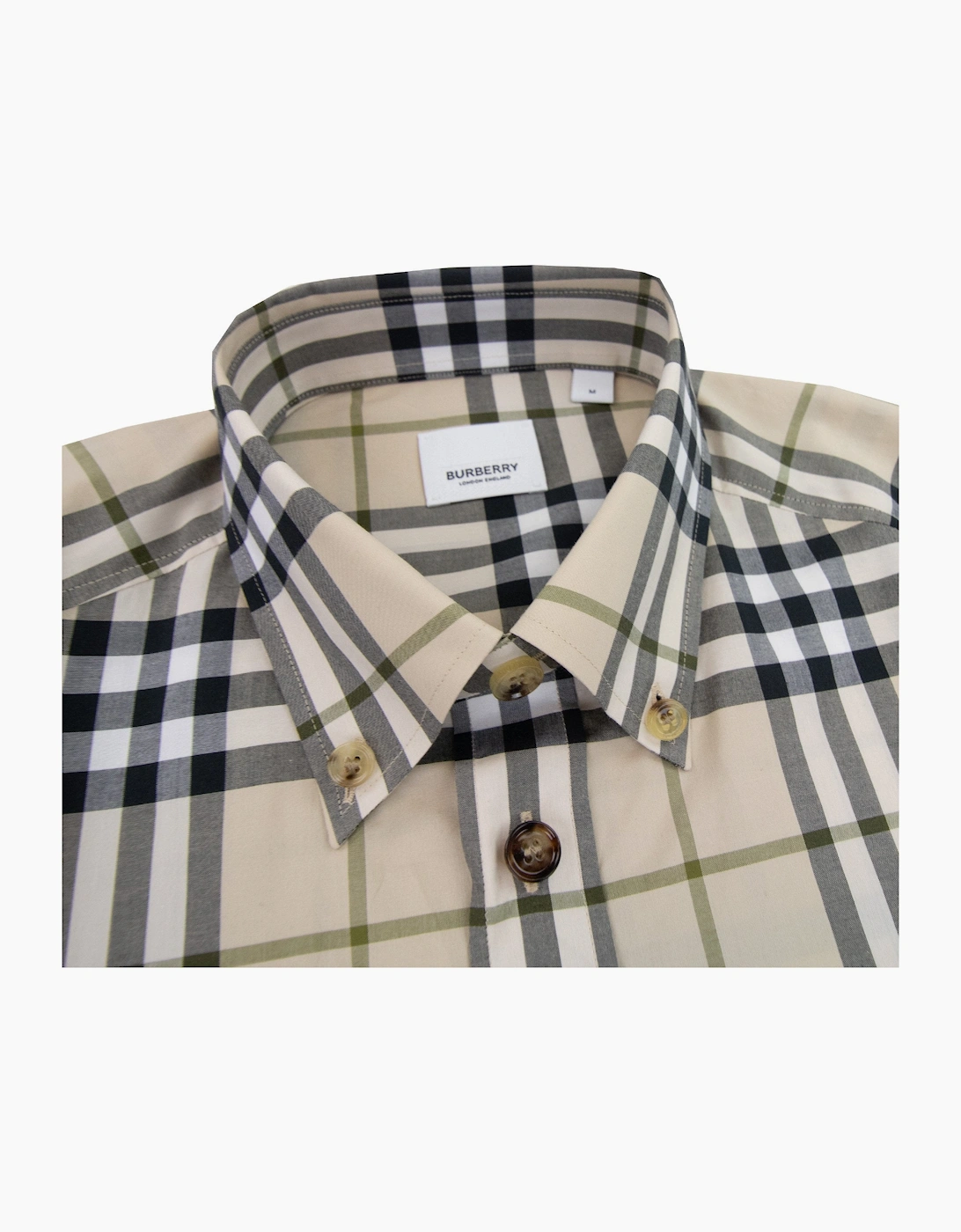 Burberry Soft Fawn Check Ss Shirt Soft Fawn Check