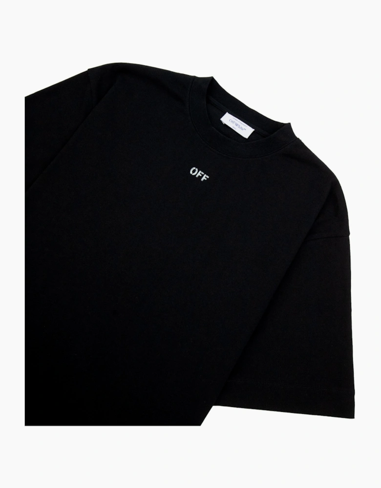 Off White Vibe Arrow Skate S/s T-shirt Black/aqua