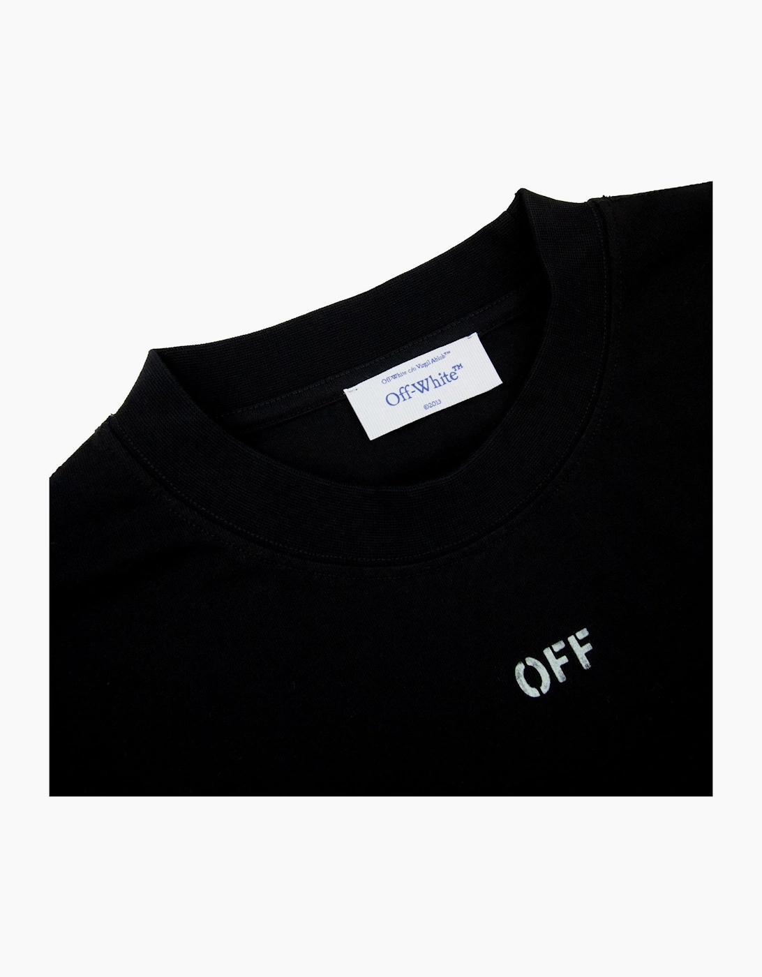 Off White Vibe Arrow Skate S/s T-shirt Black/aqua