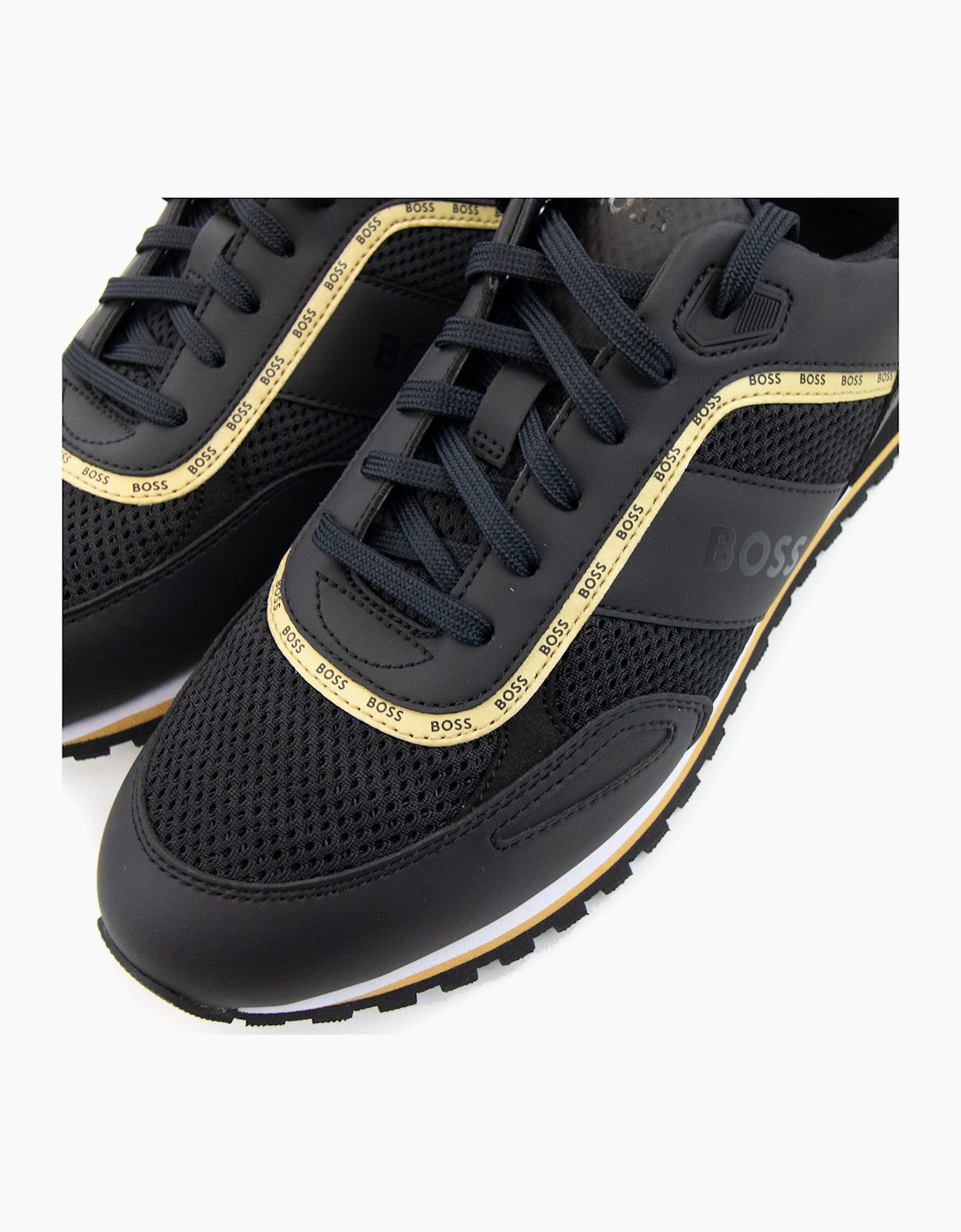 Hugo Boss Parkour L Logo Detail Trainer Black 007