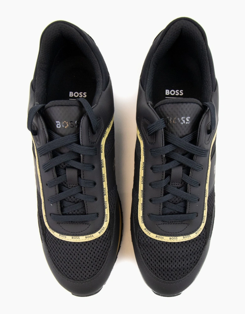 Hugo Boss Parkour L Logo Detail Trainer Black 007