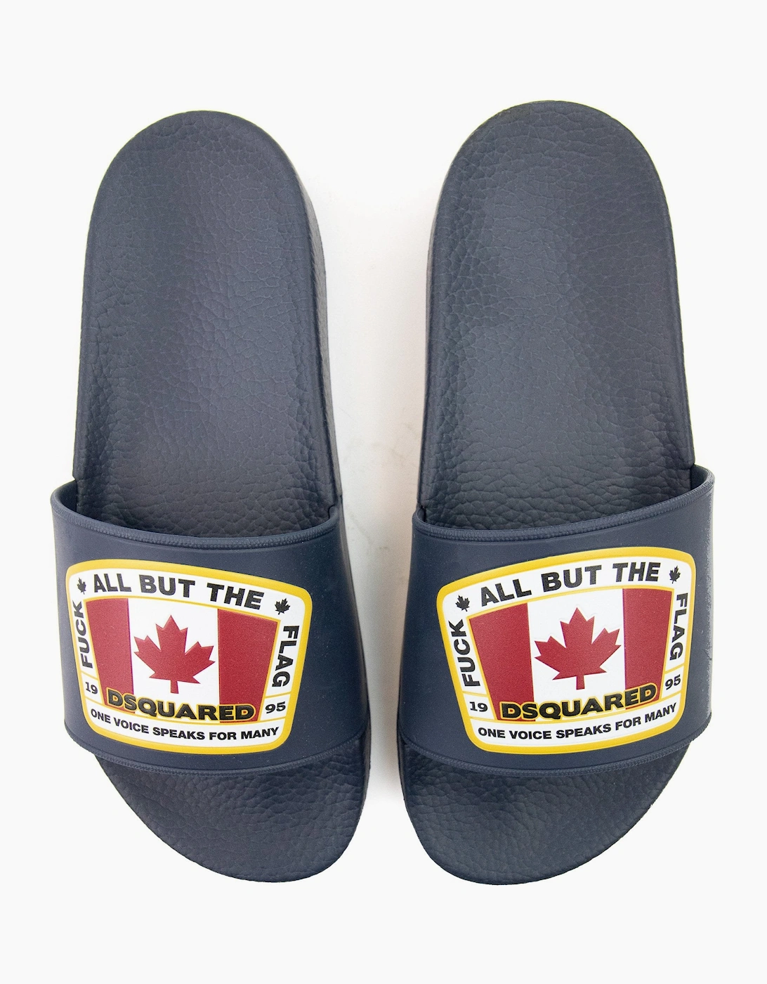 Dsquared2 Canadian Flag Sliders Navy Blue