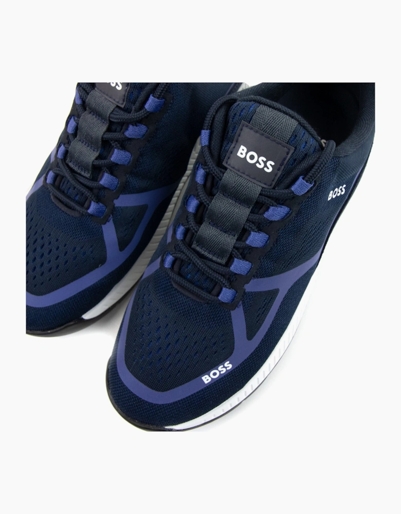 Hugo Boss Titanium Mesh Runner Open Blue