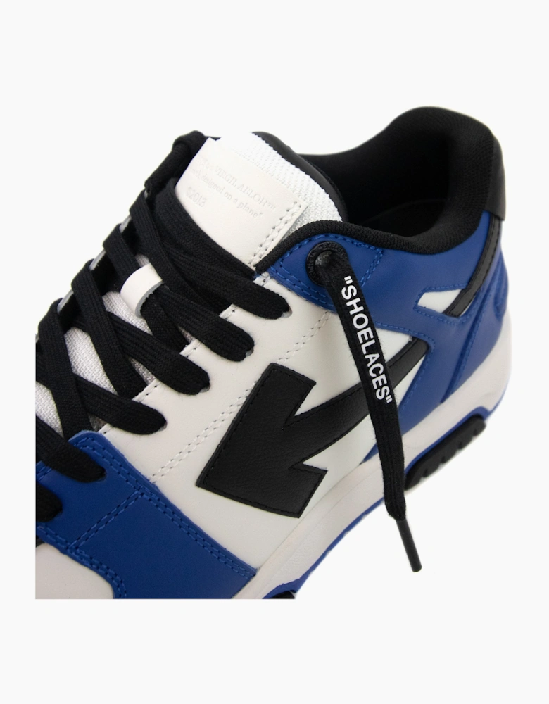 Off White Out Of Office Calf Leather Sneaker Blue/black