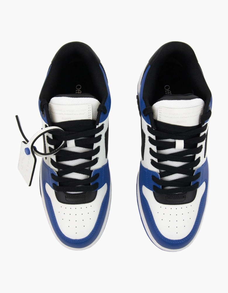 Off White Out Of Office Calf Leather Sneaker Blue/black