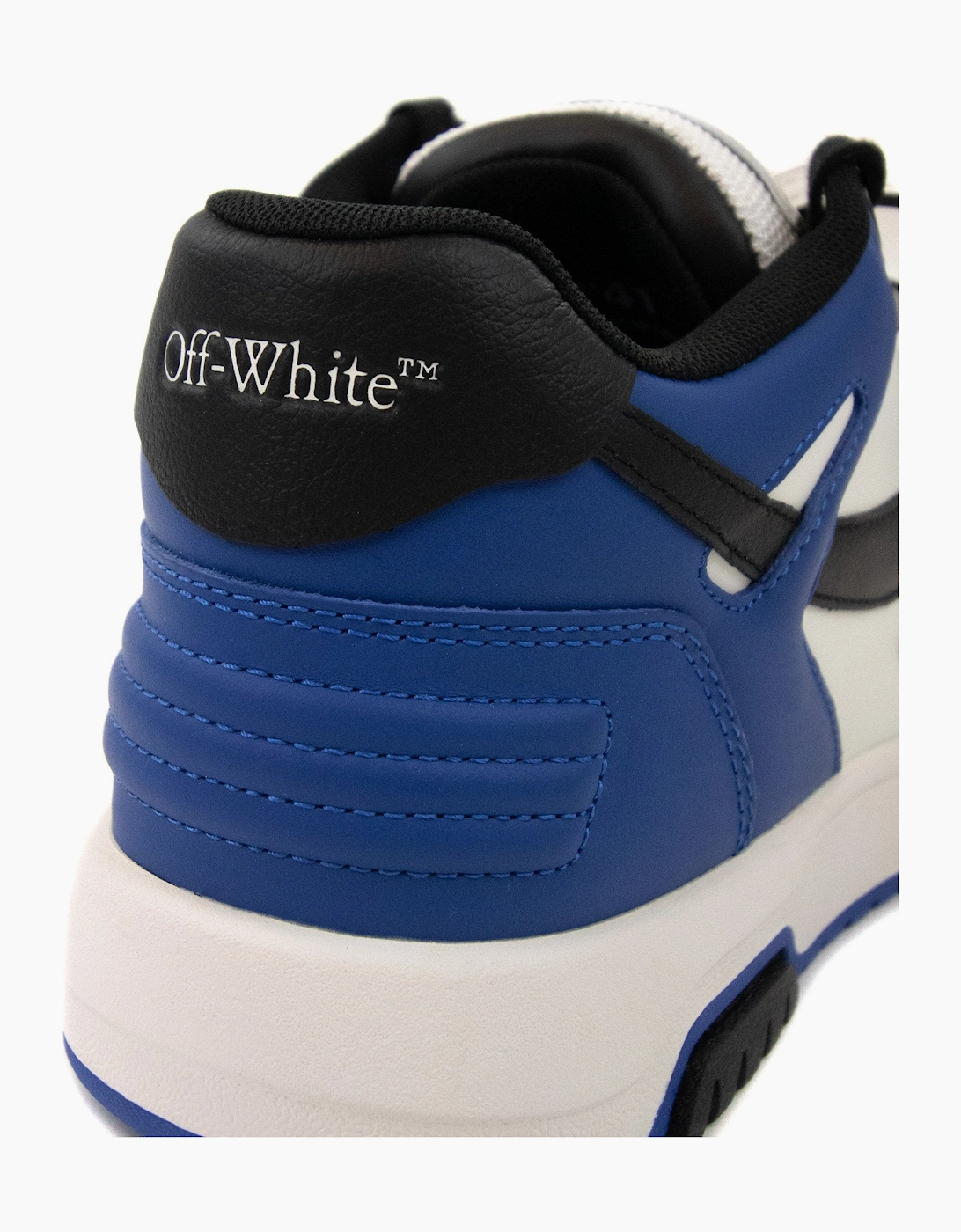 Off White Out Of Office Calf Leather Sneaker Blue/black
