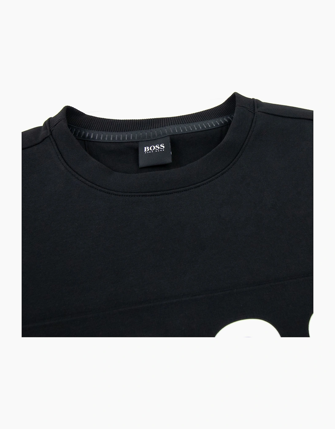 Hugo Boss Salbo 1 Printed Logo Sweatshirt Black 001