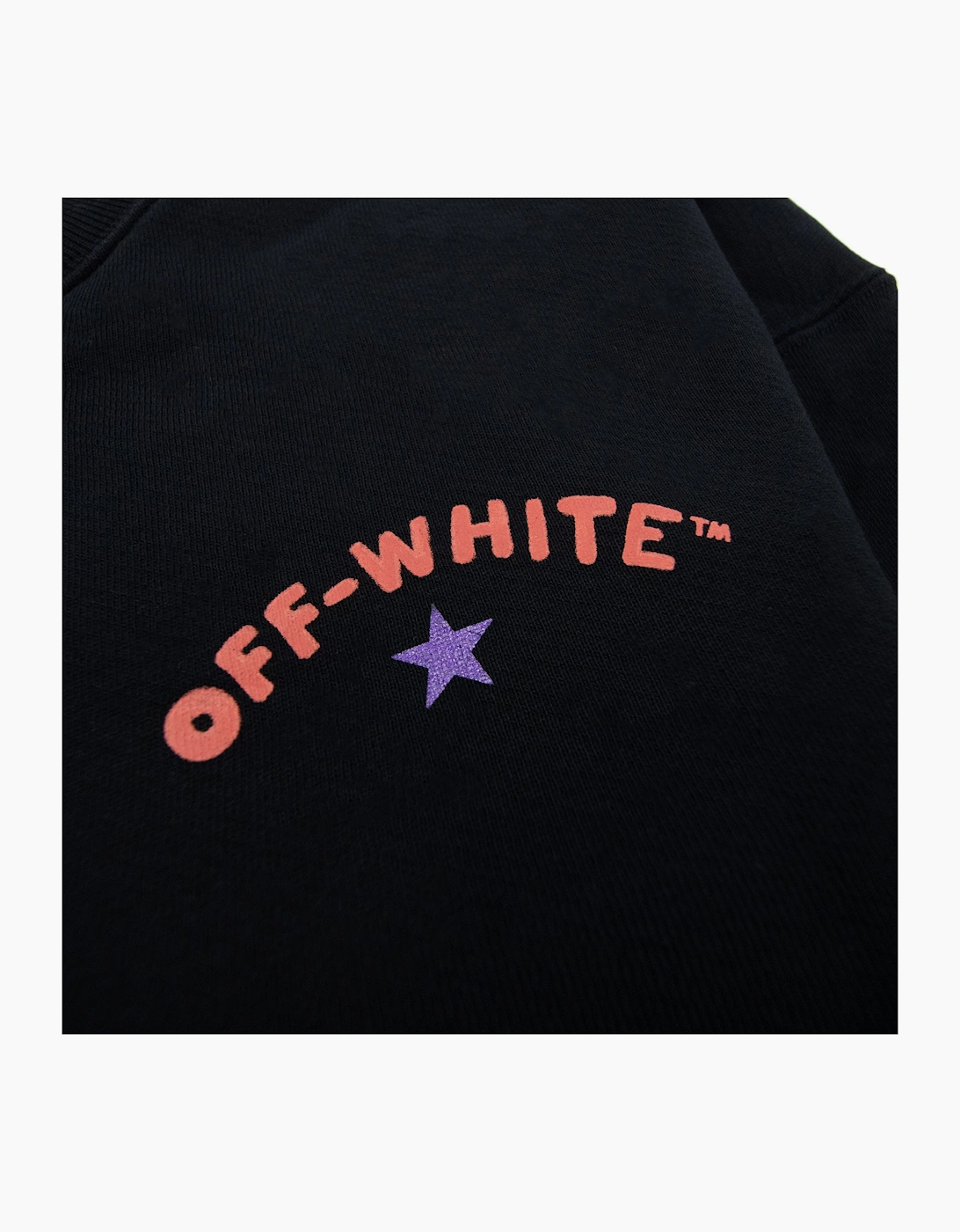 Off White Star Arrow Skate Crewneck Black