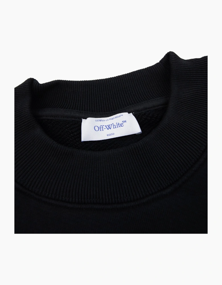 Off White Star Arrow Skate Crewneck Black
