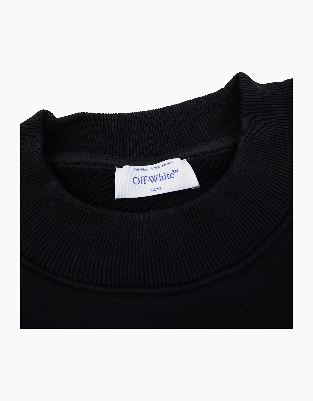 Off White Star Arrow Skate Crewneck Black