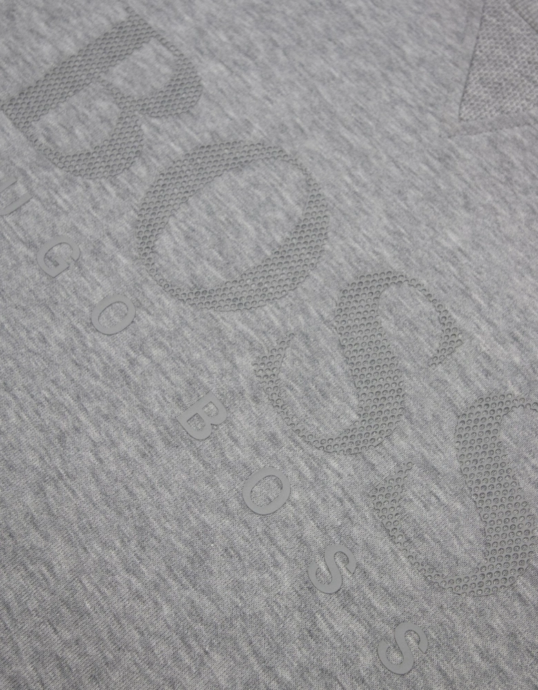 Hugo Boss Salbo Mesh Logo Crewneck Sweatshirt Grey 059