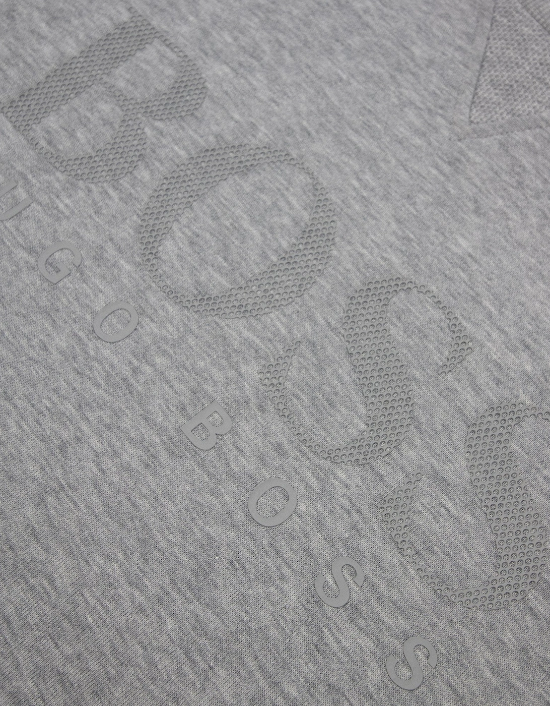 Hugo Boss Salbo Mesh Logo Crewneck Sweatshirt Grey 059