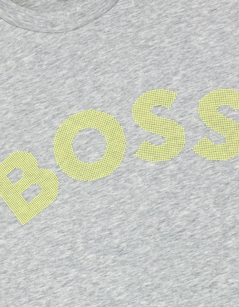 Hugo Boss Salbo Iconic Crew Neck Sweat Light Grey