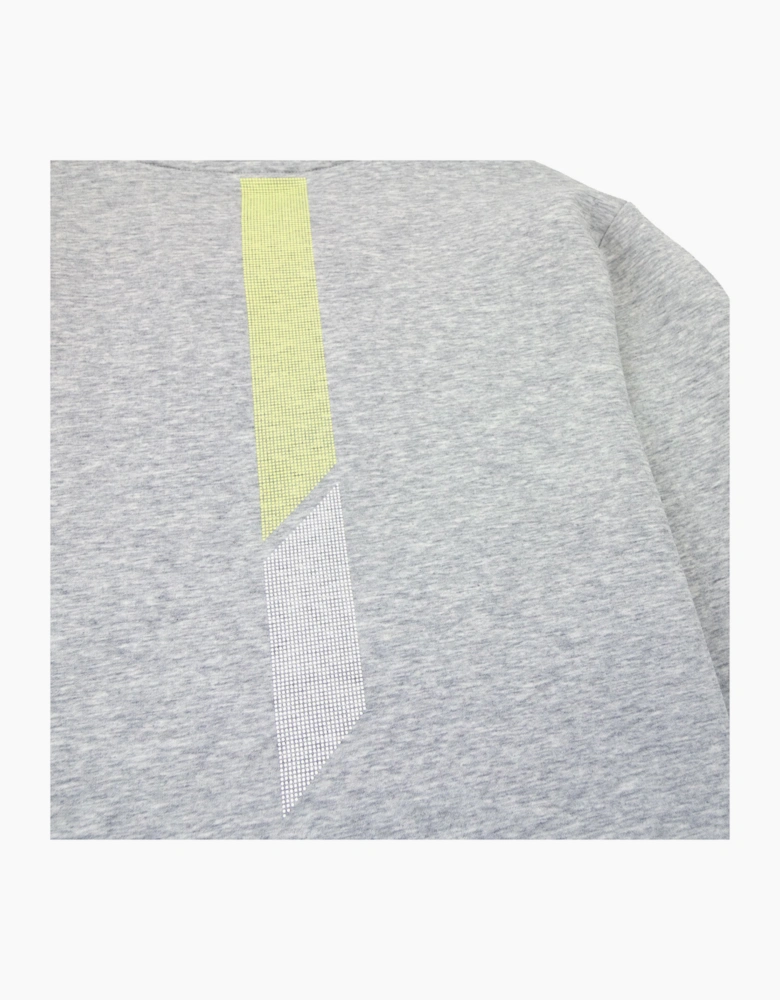 Hugo Boss Salbo Iconic Crew Neck Sweat Light Grey