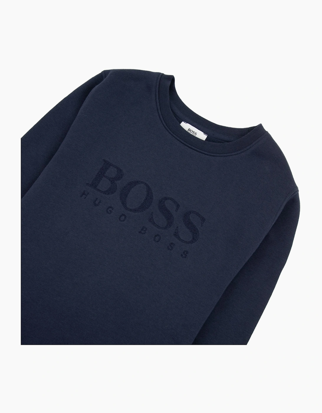 Hugo Boss Kids Boss Logo Sweat Navy