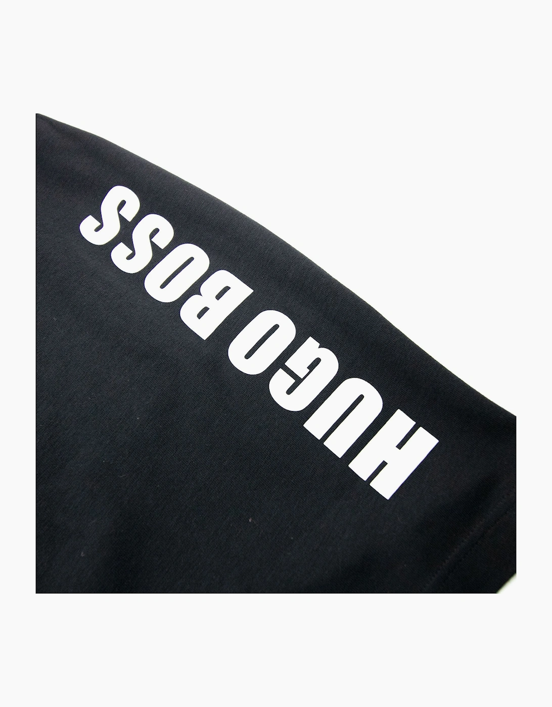 Hugo Boss Side Logo Rn T Shirt Black 001