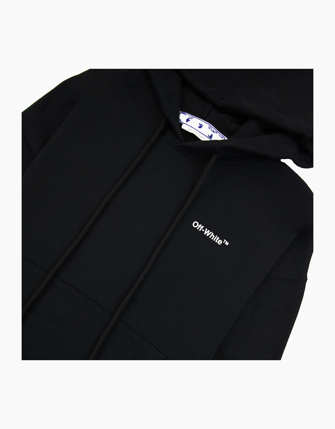 Off White Caravage Arrow Over Hoodied Sweatshirt Black/white
