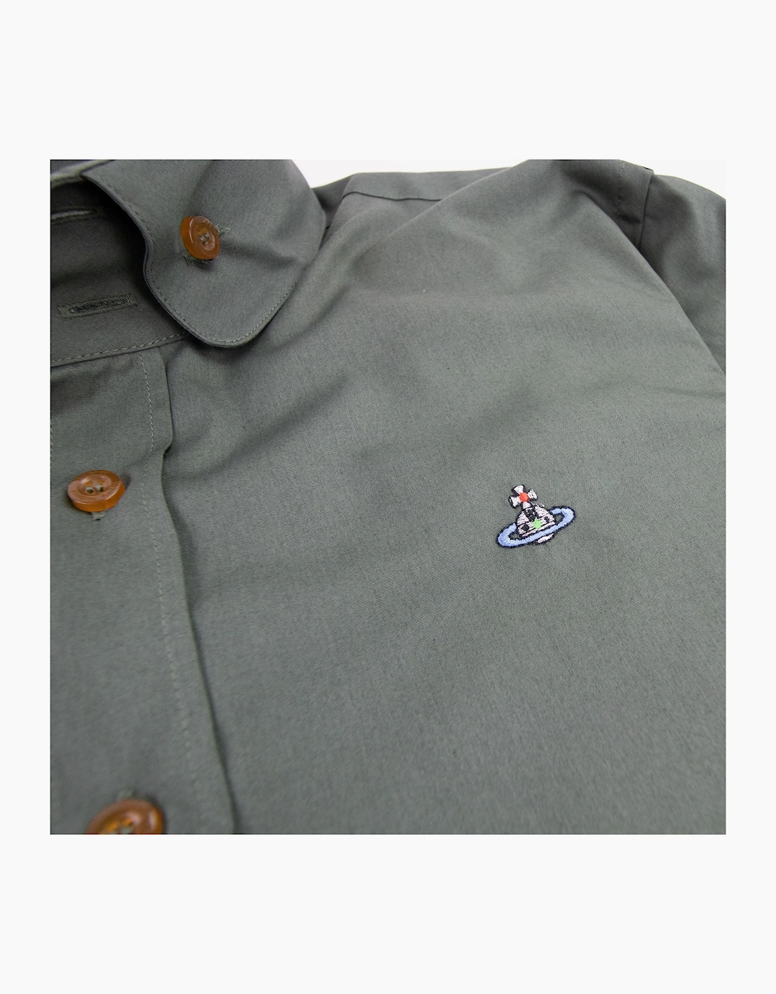Vivienne Westwood Double Button Shirt Green