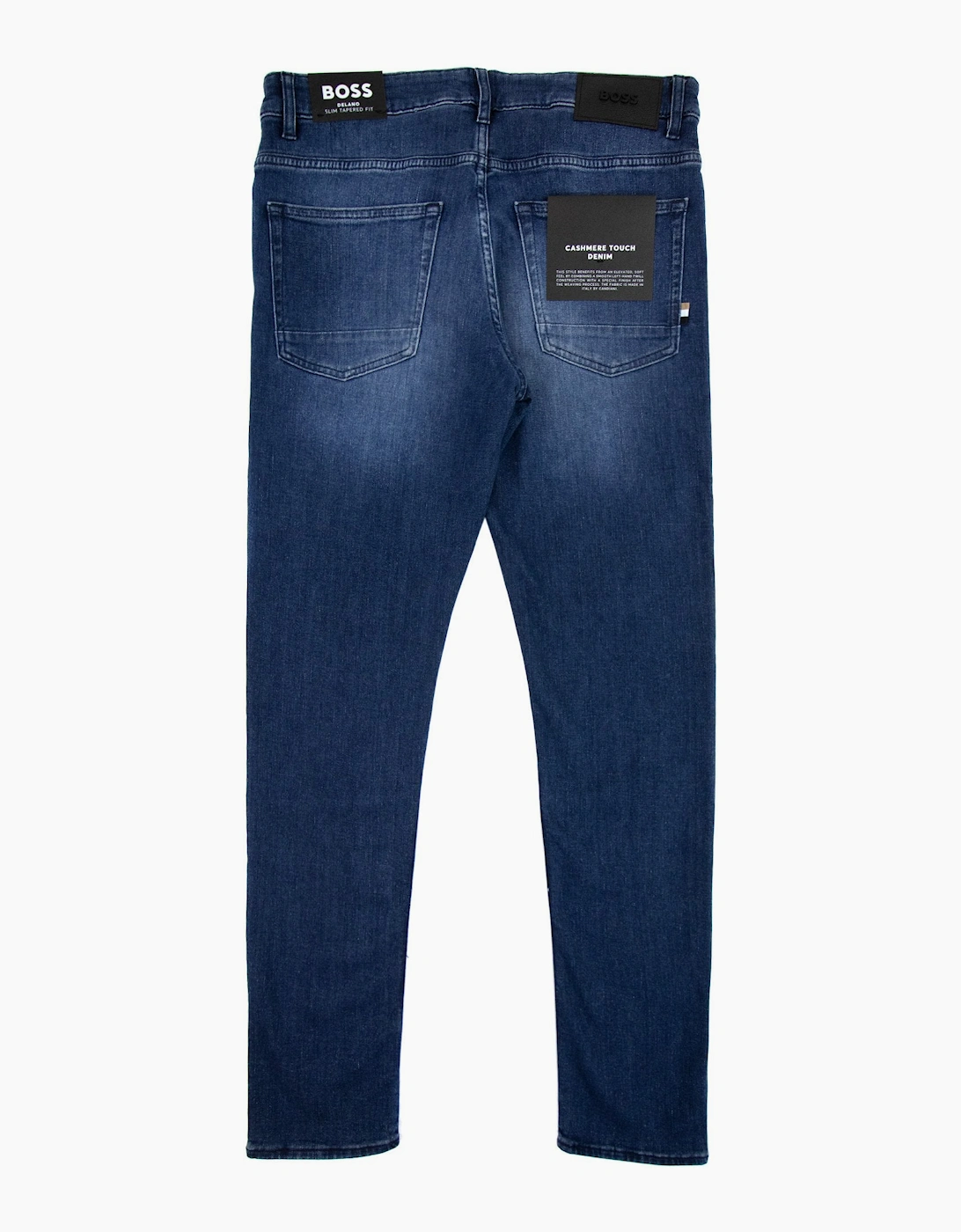 Hugo Boss Slim-fit Jeans In Super-soft Blue Italian Denim