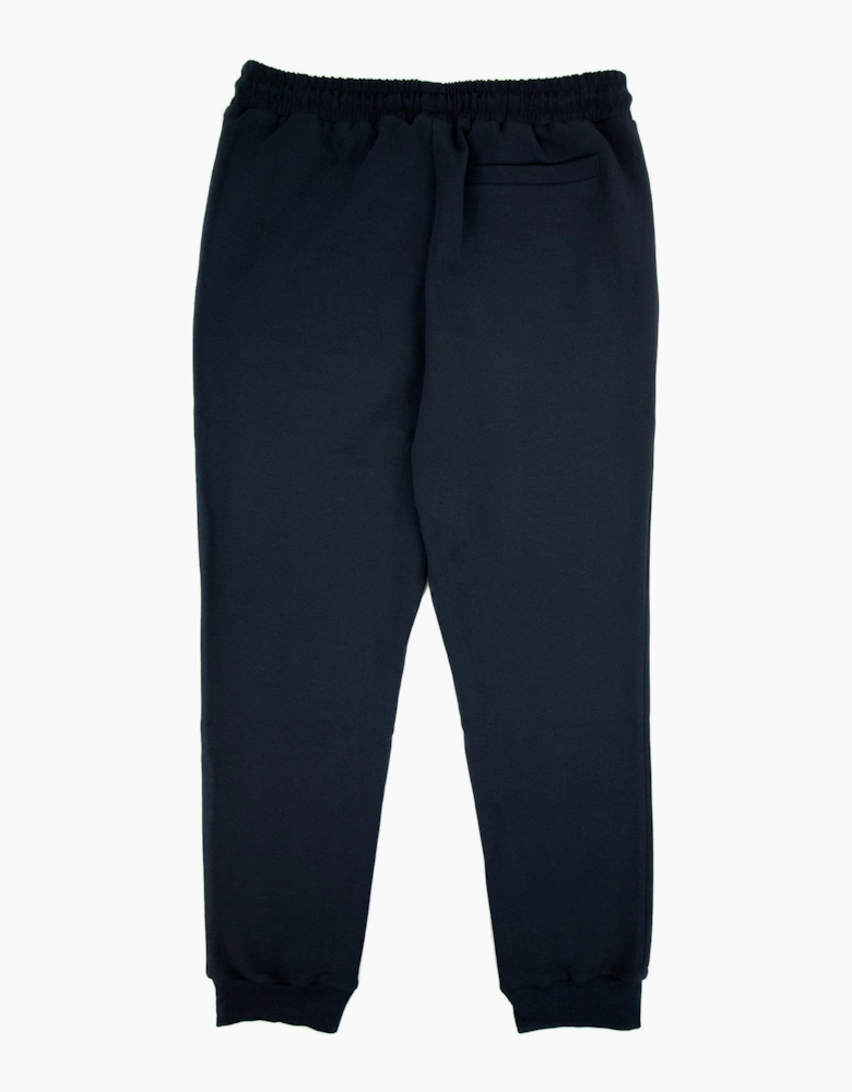 Hugo Boss Hadiko 2 Cotton-blend Tracksuit Bottoms With Raise Navy 402