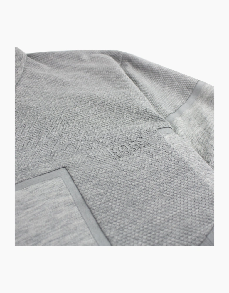 Hugo Boss Slim-fit Philix Polo Shirt In Cotton Grey