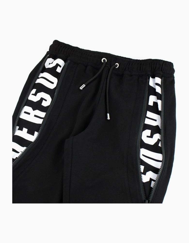 Versace Versus Zip Leg Bottoms Black
