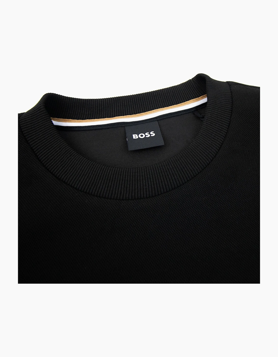 Hugo Boss Stadler 94 Textured Sweatshirt Black 001
